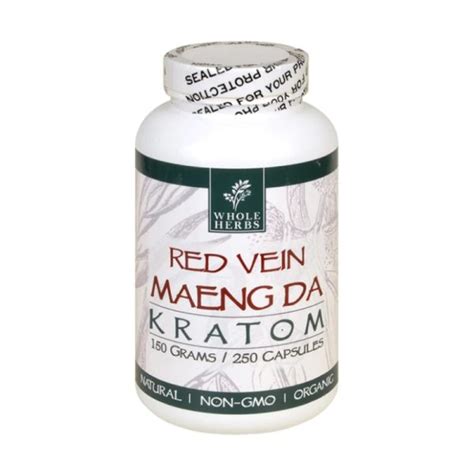 Whole Herbs Red Vein Maeng Da Capsules Gotham Distro