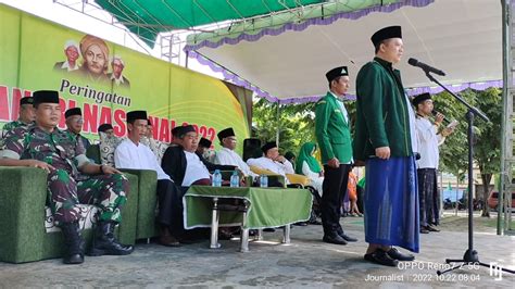 MWC NU Sangkapura Dan Lebak Gelar Apel Akbar Hari Santri Nasional 2022