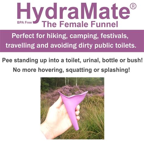 HydraMate Female Funnel - Travel Urinal Sturdy and Light-Weight. - SwimCell