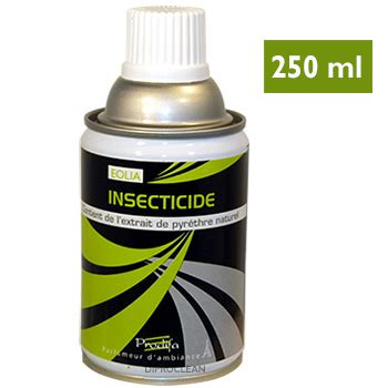 Aérosol Insecticide 250 ml Pyrèthre Naturel Anti Mouches Tue les