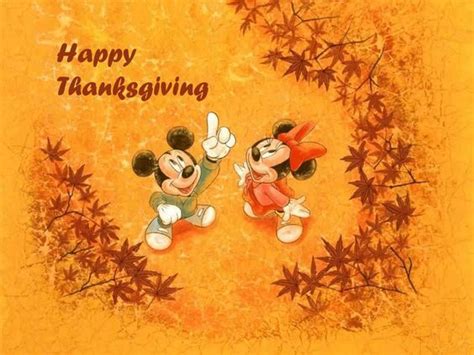 Mickey Minnie Mouse Happy Thanksgiving Quote Pictures, Photos, and ...