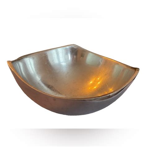 Nambe Accents Vintage Nambe 527 Metalalloy 925 Tricorner Modern Display Serving Bowl Poshmark