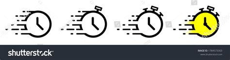 short time clock images stock  vectors shutterstock