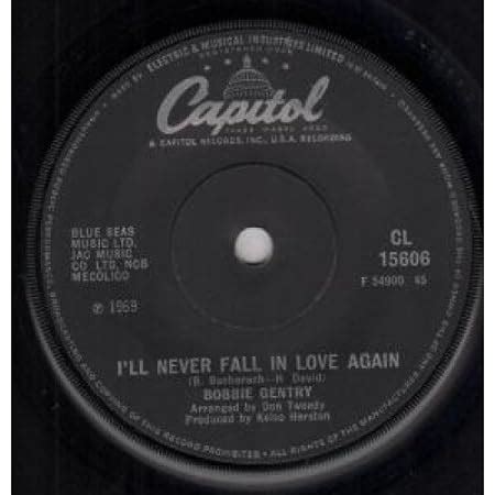 - I'LL NEVER FALL IN LOVE AGAIN 7" (45) UK CAPITOL 1969 - Amazon.com Music