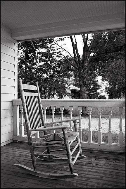 Wooden Rocking Chair On A Porch Photograph By Christopher Crawford