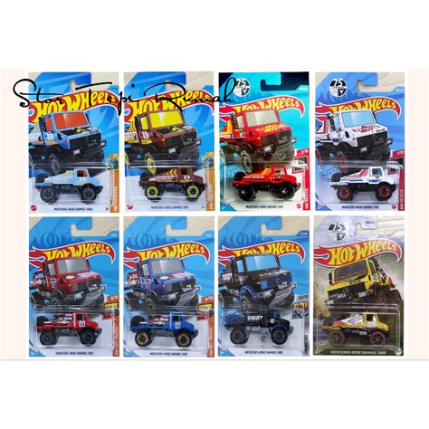 Hot Wheels Mercedes Benz Unimog L Haulers Trucks Metro Rescue Shopee Malaysia