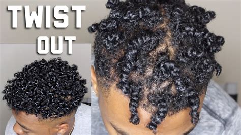 Black Man Twist Hairstyle - Wavy Haircut