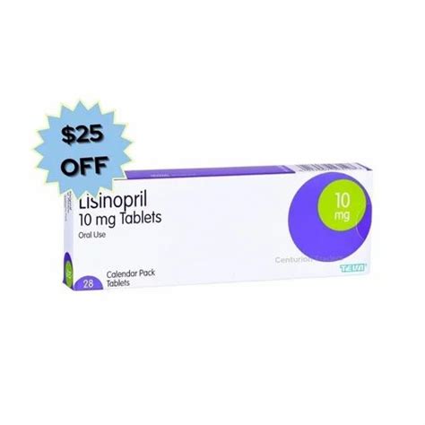 Buy Lisinopril 10mg At Rs 270stripe Lisinopril Tablet In Mumbai Id