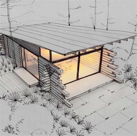 Pin Van Louis Pretorius Op Holiday Home Designs Architectuur Tekening