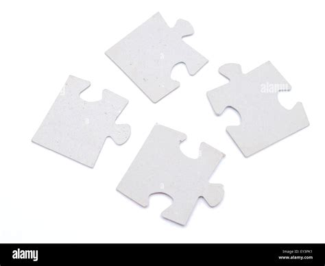 puzzle on white background Stock Photo - Alamy