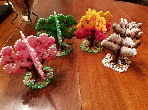 1 Its Tree Seasons Then Beadsprites Easy Perler Beads Ideas