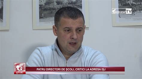 Patru Directori De Coli Critici La Adresa I J Youtube