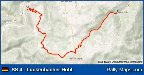 Ss L Ckenbacher Hohl Stage Map Rallye K Ln Ahrweiler