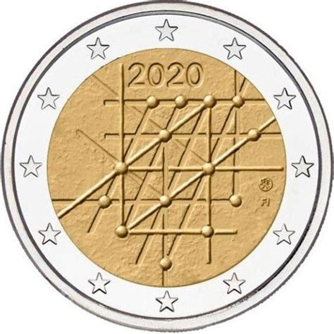 Moneda Conmemorativa 2 Euros Finlandia 2020 Turku