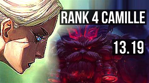 CAMILLE Vs ORNN TOP Rank 4 Camille 6 Solo Kills 13 3 8