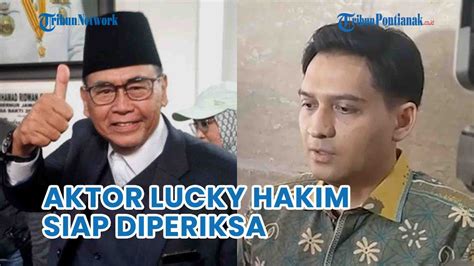 Aktor Lucky Hakim Telah Tiba Di Bareskrim Diperiksa Terkait Ponpes Al