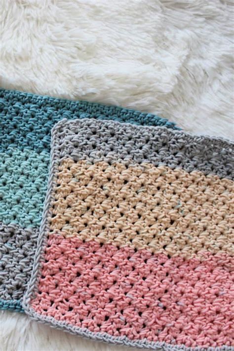 Crochet Washcloth Free Pattern Boston Washcloth Two Brothers Blankets