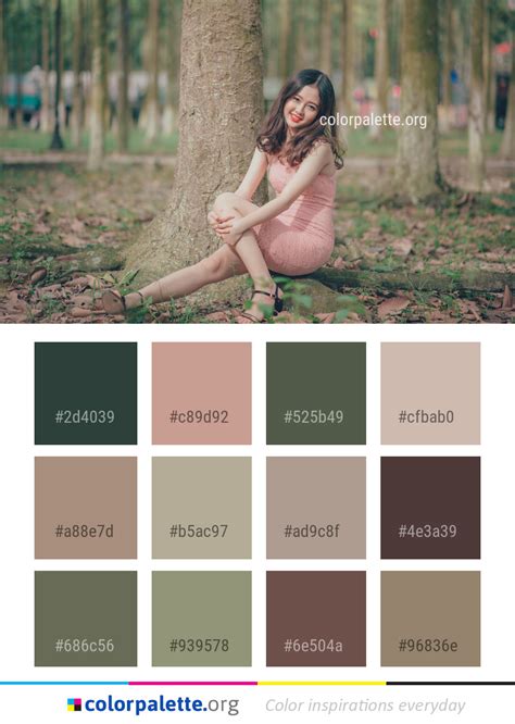 nature vegetation green color palette colorpaletteorg