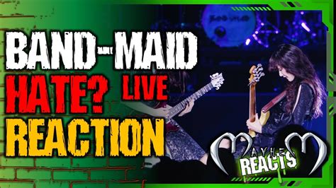 Band Maid Hate Reaction Band Maid Hate Official Live Video