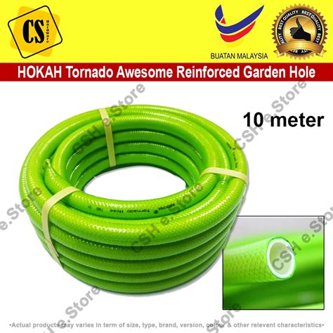 HOKAH Tornado Reinforced Garden Hose PVC Garden Watering Hose Hos