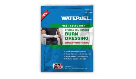 Water Jel Sterile Cooling Gel Soaked Burn Dressing 10 X 40 Cm