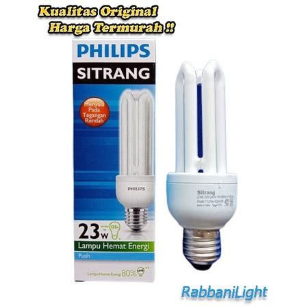 Jual Philips Lampu SITRANG 23 Watt Putih Shopee Indonesia