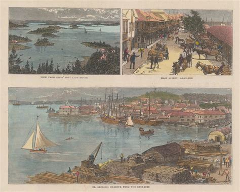 The Graphic Magazine, Bermuda - St. George's Harbour, 1890 | The Map House