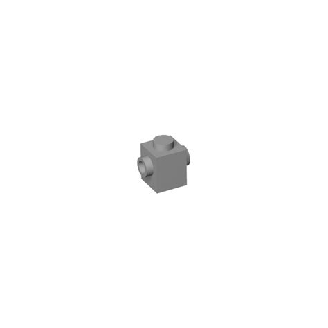 Lego Medium Stone Gray Brick X With Studs On Two Opposite Sides