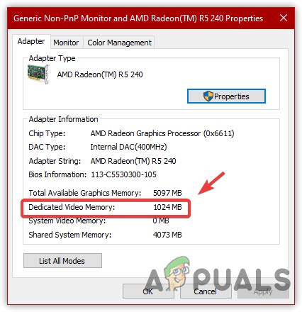 How To Increase A Dedicated Video Ram Vram In Windows Appuals