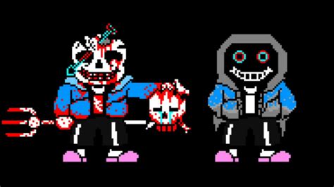 Mirrored Broken Mind Sprites Insanityinsanityinsanity Sans Broken