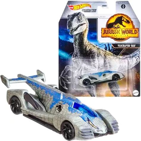 Hot Wheels Carrinho Jurassic World Velociraptor Blue Mattel MercadoLivre