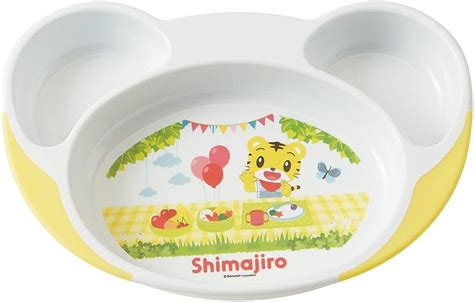 Amazon｜スケーター Skater 子ども用プレート すくいやすい 子供食器 ベビー ランチ皿 しまじろう 227×157×h3