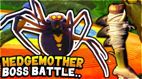 Fighting The Secret Spider Boss The Hedge Broodmother Spider In Grounded Youtube