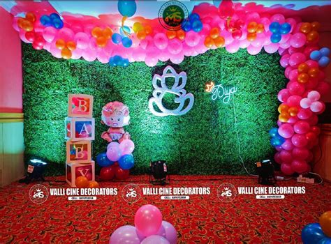 Valli Cine Decorators Birthday Decoration Naming Ceremony