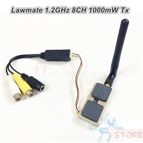 Lawmate 1 2GHz 8CH 1000mW Wireless AV Transmitter VTX TM 121800 For FPV