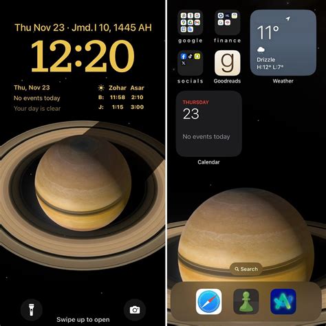 I wish Earth had rings like Saturn! : r/iOSsetups