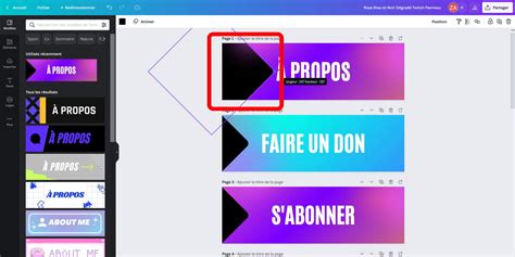 Créer De Panneaux De Chaîne Twitch Gratuitement Avec Canva