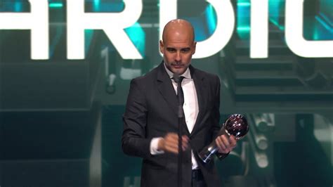 V Deo Pep Guardiola Eleito O Melhor Treinador Do Mundo No Fifa The