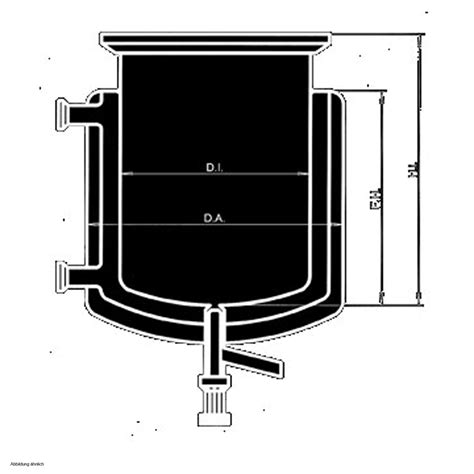KGW Heatable reaction vessel with vacuum jacket, thermal jacket