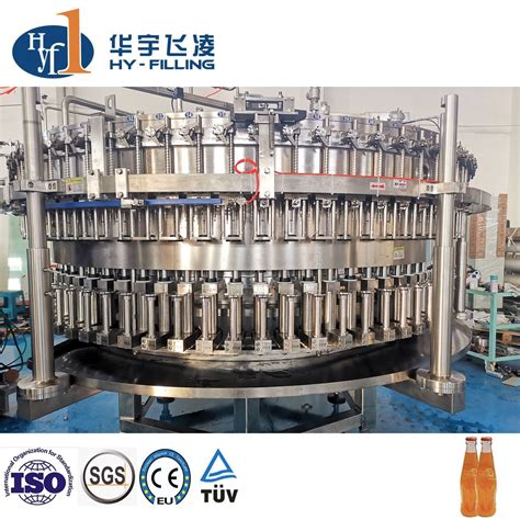 Customized Bottle Hy Filling Csd Glass Carbonated Bottling Bottle Soft