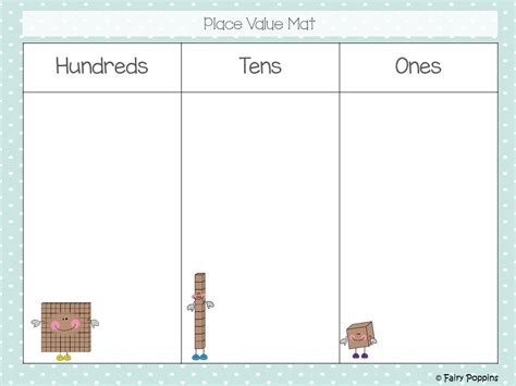 Free Printable Place Value Mat Printable Templates