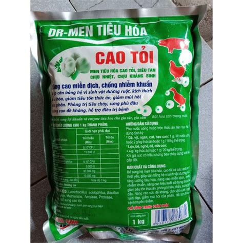 Mua Men Tiêu Hoá Cao Tỏi 200g 1kg Men Vi Sinh Thú Y Chim Gà đá Lợn Vịt Ngan Dê Thỏ Cừu Chó Mèo