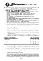 Schumacher Model Se 82 6 Manual