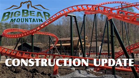 Dollywood Big Bear Mountain Roller Coaster Construction Tour February