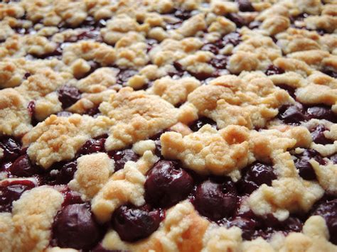 Kirsch Streusel Kuchen Vom Blech Chilirosen