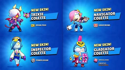 Todas Las Skins De Colette En Brawl Stars