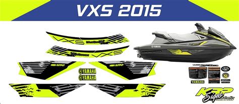 Yamaha Waverunner Vxs Ho 2015 Graphics Decal Sticker Kit Krp