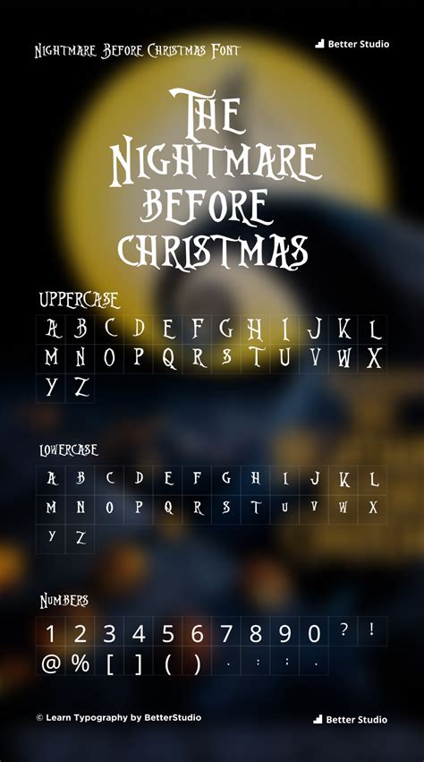 Nightmare Before Christmas Font: Download Font for FREE