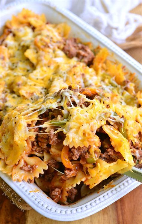 Stuffed Bell Pepper Pasta Casserole