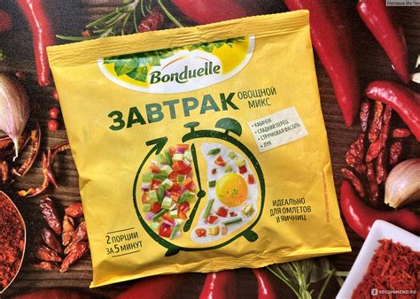 Овощная смесь Bonduelle Овощной микс "Завтрак с кабачком" - « Бондюэль ...